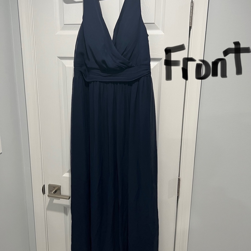 Beautiful and elegant formal dress , dark blue